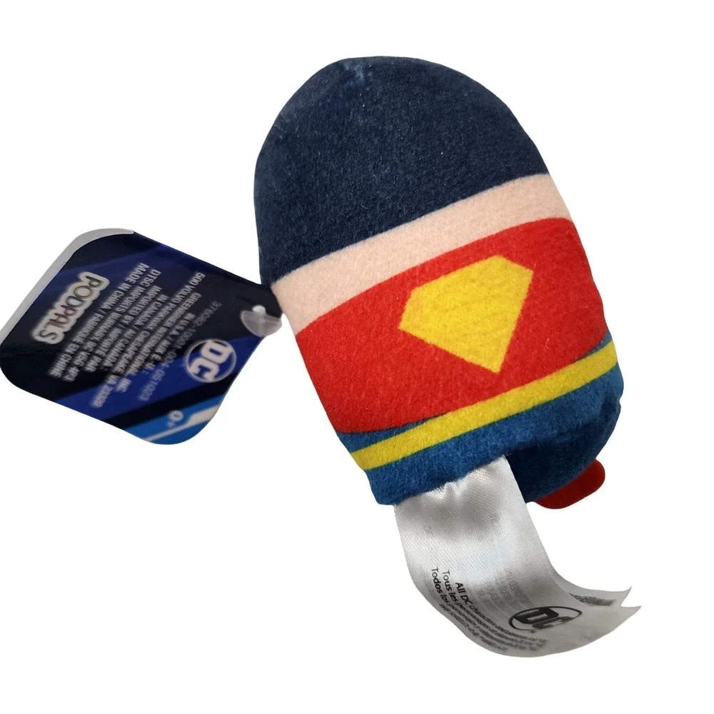 DC Comics Superman PodPals Plush Mini Toy Blue Red Yellow 3.5 Inch 2023 NEW